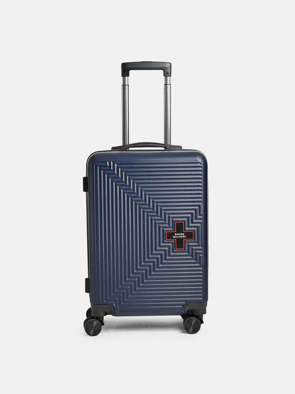 Mosaic Hard Top 20 Inch Trolley Bag I Navy