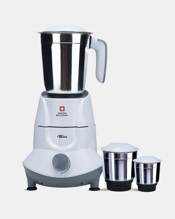 Bliss Mixer Grinder With 3 Stainless Steel Jars, 500 Watts