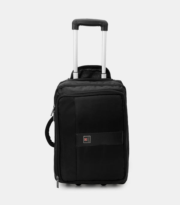 Laptop Briefcase Cum Trolley Bag 31 cm With 2 Wheels, Black | LTB4A