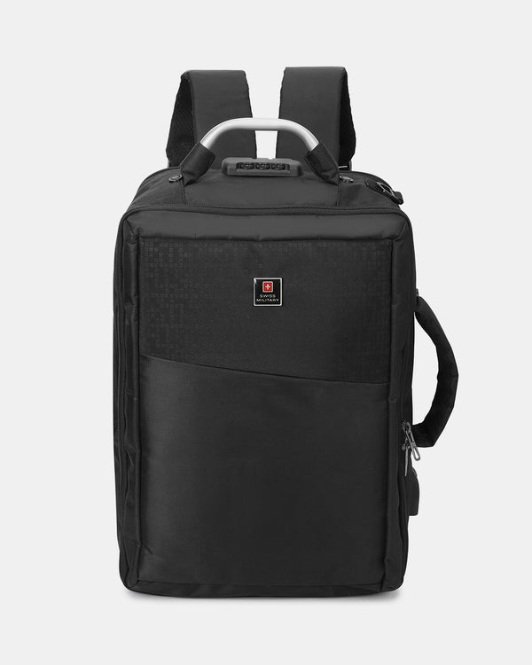 Element Multi Purpose Backpack Cum Sling Bag with Locking Mechanism, Black | LBP91