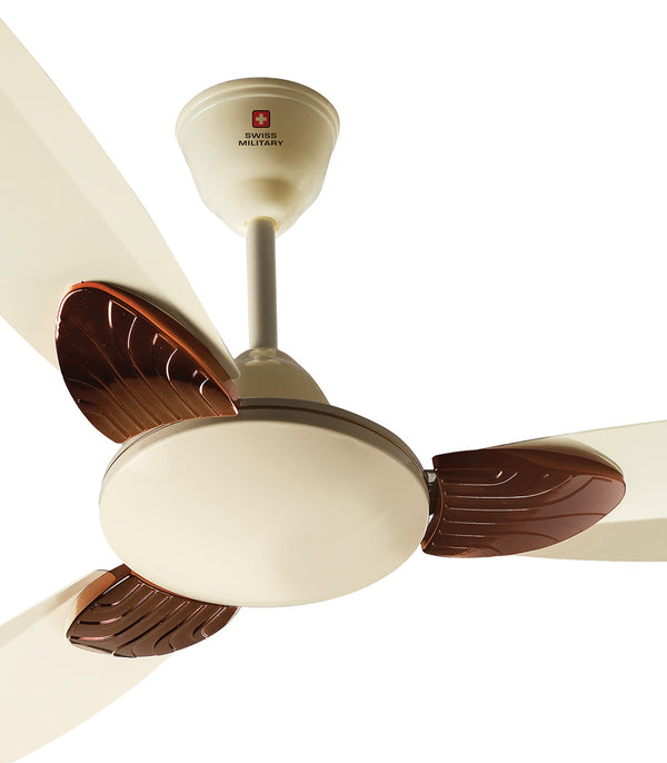 Arctic Ceiling Fan With Anti-Dust Coating, Brown/White