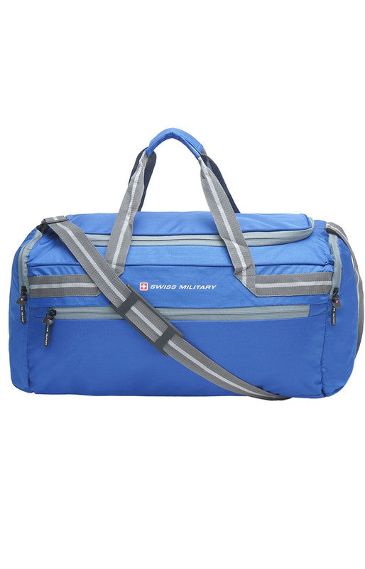 Swiss Military Bullz Blue Duffle Bag, Polyester, 64 cm, 48 Lt, Lightweight, BULLZ_DFB_BLU