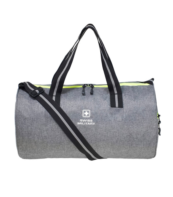 Unisex 27L Sports Duffle Bag With Adjustable Shoulder Strap, Grey | DB10