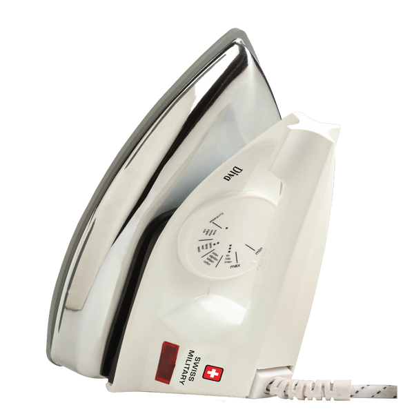 Diva Dry Iron With Xylan Coated Sole Plate, White | DI02