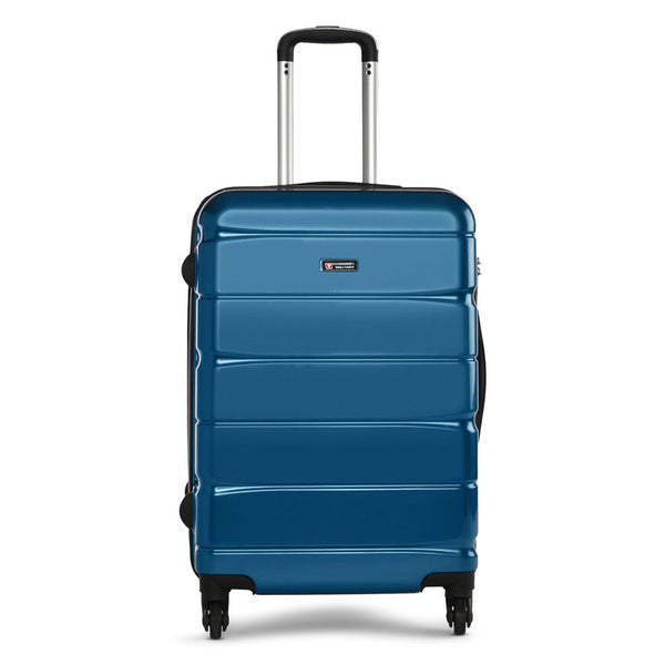 Swiss Military JENNY Hard-Sided Luggage Trolley Bag | Durable Zipper | Combination Lock | Light Weight | 20 Inch | Material: PC | Colour: Turquoise