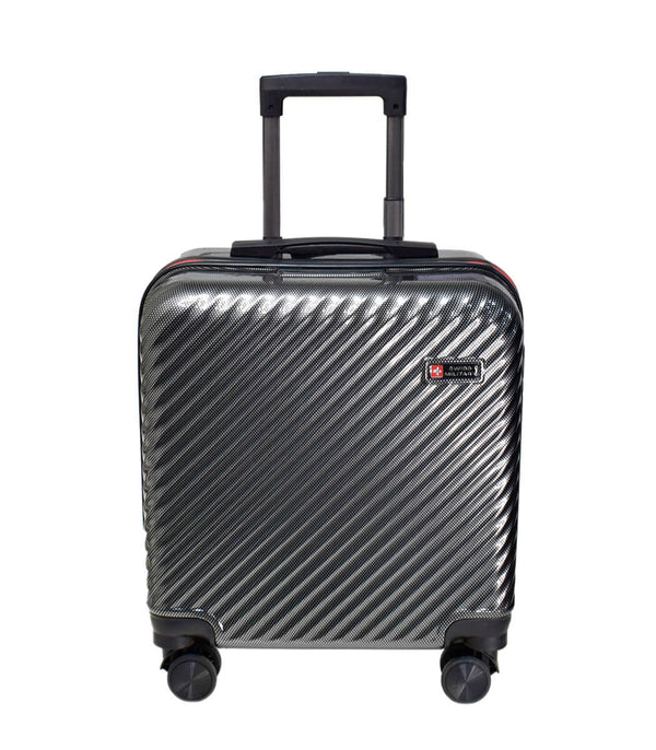 Hard Trolley 38 cm Cabin Laptop Bag With 8 Wheels, Carbon Grey | LTB8