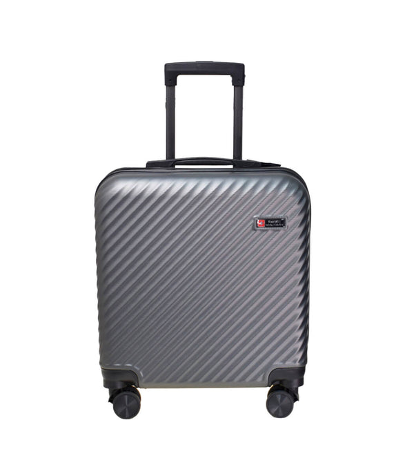 Hard Trolley 38 cm Cabin Bag With 15.4" Internal Laptop Compartment, Carbon Grey | LTB9