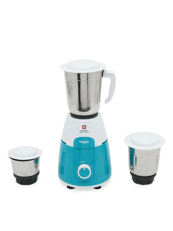 Maggia Mixer Grinder With 3 Stainless Steel Jars, 550 W