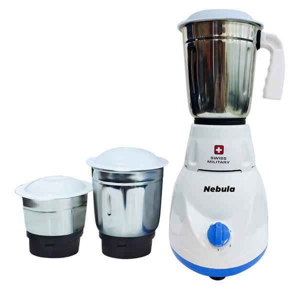 Nebula Mixer Grinder With 3 Stainless Steel Jars, 550 W | MG07