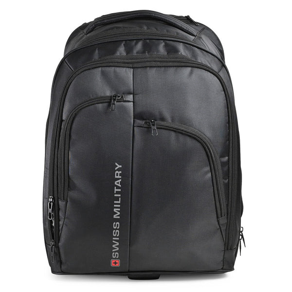 Laptop Backpack With Trolley 38L, 180 degree Openable, Black | BGT01