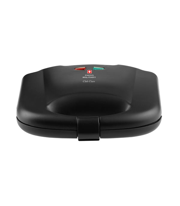 Club Class Non-Stick Sandwich Maker With Push Down Lock, Black | SM009CL