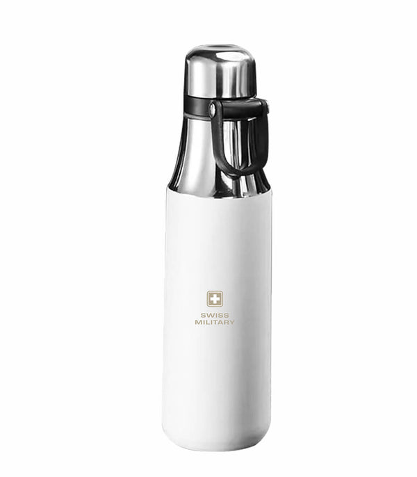 Vacuum Leakproof Thermosteel Flask, BPA Free, 500ml, White | SMF14