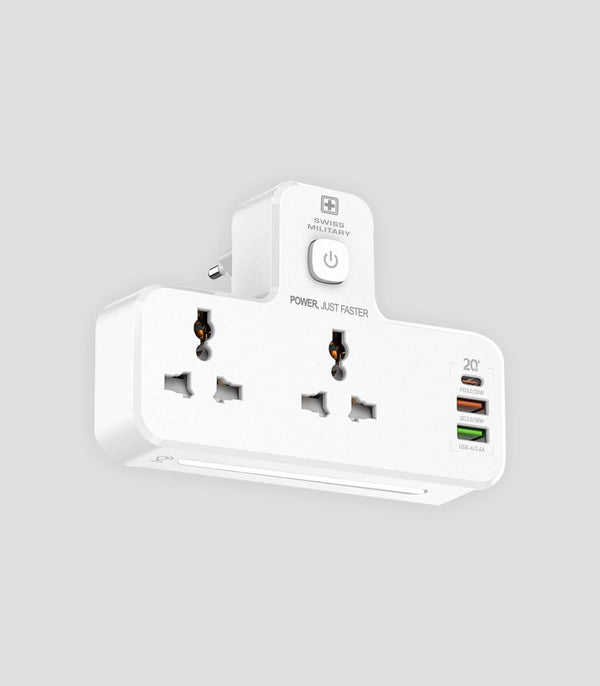 Multi Functional Adapter With LED Lamp | UAM24