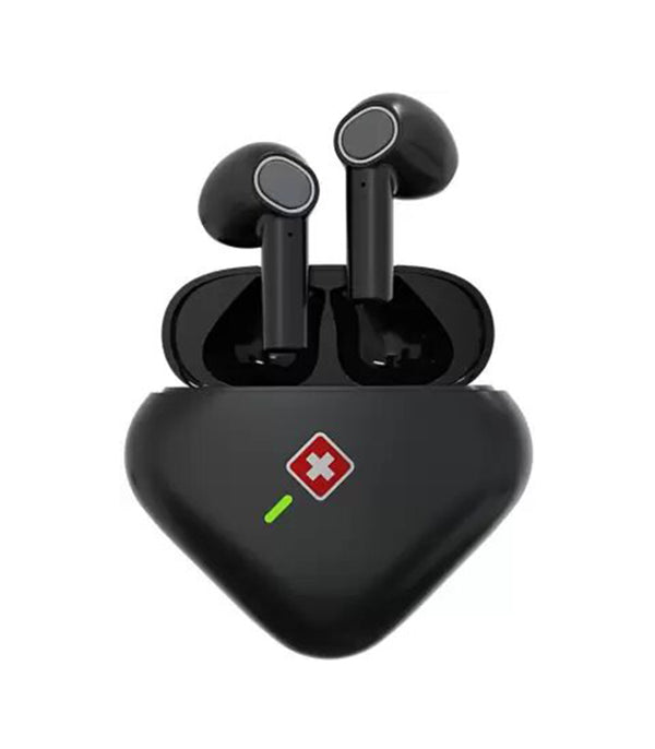 PIN-NA-PODS Waterproof Earbuds With 15H Playtime, Black